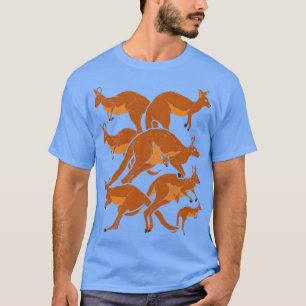 T-shirt Zoo marsupial australien animal Kangaroo