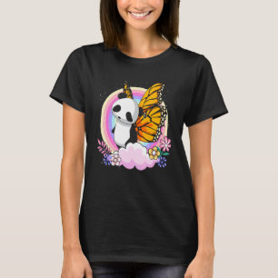 T-shirt Zoo mignon Imaginaire animal arc-en-ciel papillon