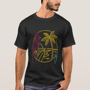 T-shirt Zoo Oiseau Animal Flamant rose exotique