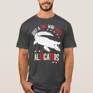 T-shirt Zoo Reptile Lover Fille Alligator