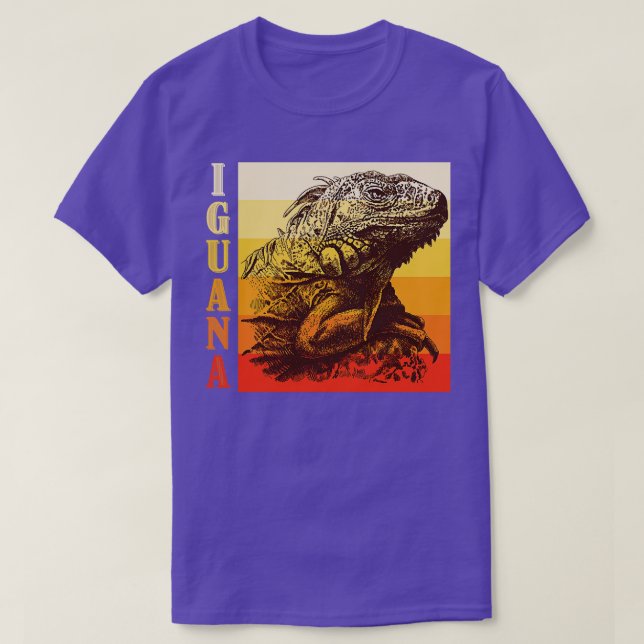 T-shirt Zoo Reptile Zoo Keeper Cadeau Iguana (Design devant)