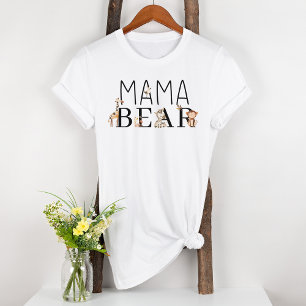 T-shirt Zoo Safari Nursery Animaux Maternité Mama Ours