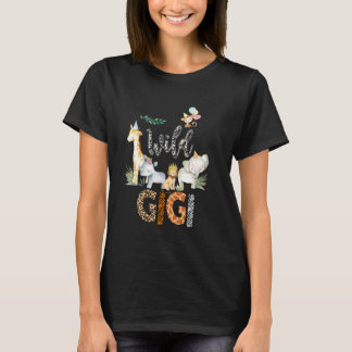 T-shirt Zoo Wild Gigi Born Wild 2e anniversaire Safari Jun