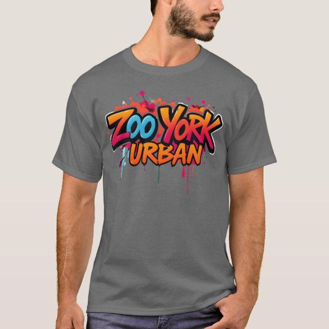 T-shirt Zoo York Urban Graffiti Street Art gift (Devant)
