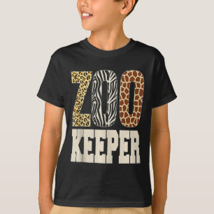 T-shirt Zookeeper Animaux Zoo Wildlife Lover Safari Savann
