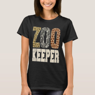 T-shirt Zookeeper Animaux Zoo Wildlife Lover Safari Savann