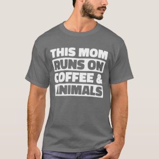 T-shirt Zookeeper Café Mère maman ami