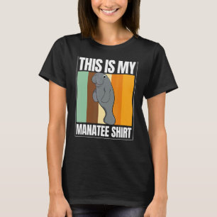 T-shirt Zookeeper De Vache De Mer Manatees Animal De Mer C