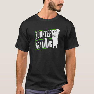 T-shirt Zookeeper In Training Keeping Job Zookeepping Zoo