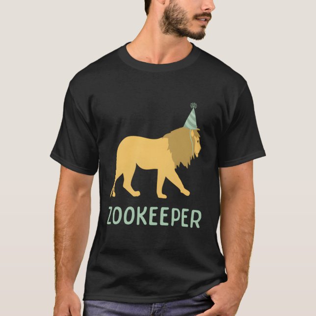 T-shirt Zookeeper Lion Lion Py Animal (Devant)