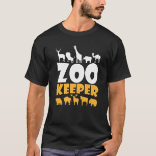 T-shirt Zookeeper Safari animal faune zoologistes Savann