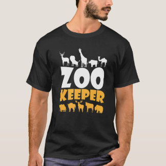 T-shirt Zookeeper Safari animal faune zoologistes Savann