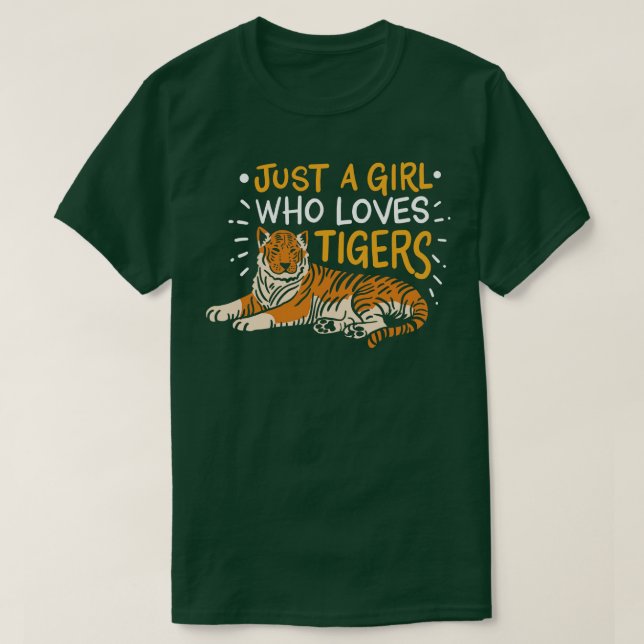 T-shirt Zookeeper Tiger Lover (Design devant)