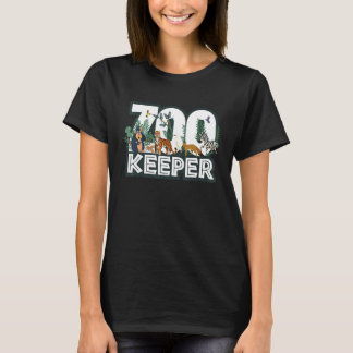 T-shirt Zookeeper Wild Woods Jungle Tropical Forest Animal