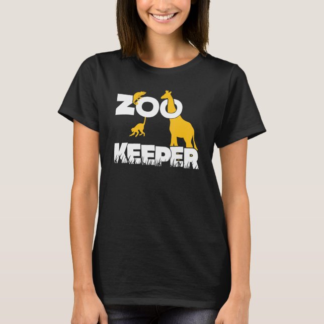 T-shirt Zookeeper Zoo Animal (Devant)