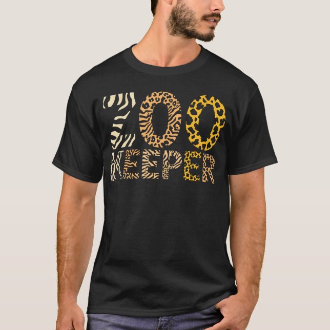 T-shirt Zookeeper Zoo Animals Safari Zoo Keeper (Devant)
