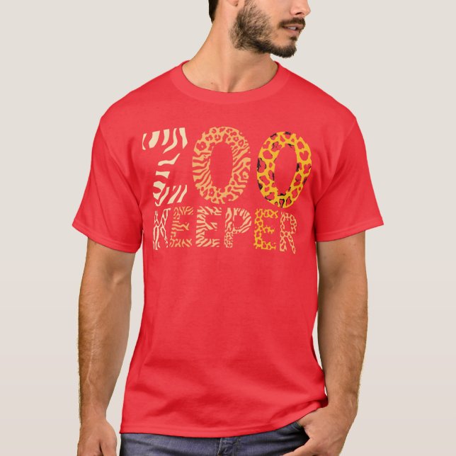 T-shirt Zookeeper Zoo Animals Safari Zoo Keeper - design 2 (Devant)