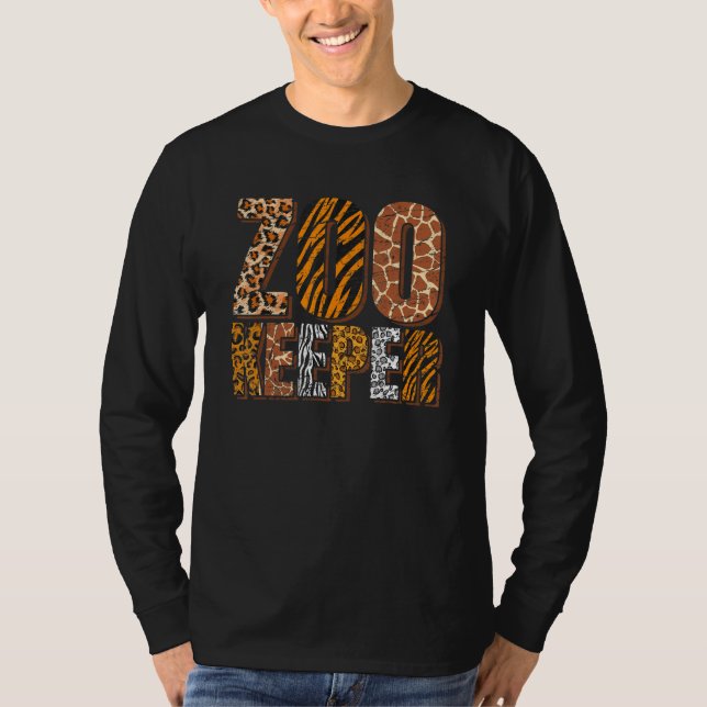 T-shirt Zookeeper Zoo Keeper Zoologist_1 (Devant)