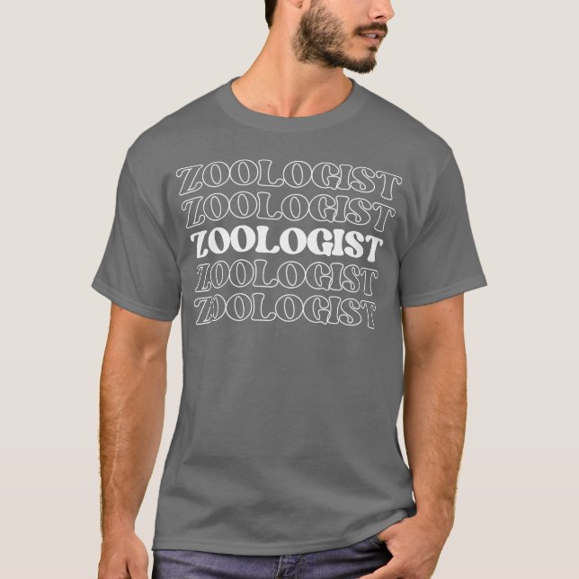 T-shirt Zoologist Animal Scientist Animlas Epert boy (Devant)