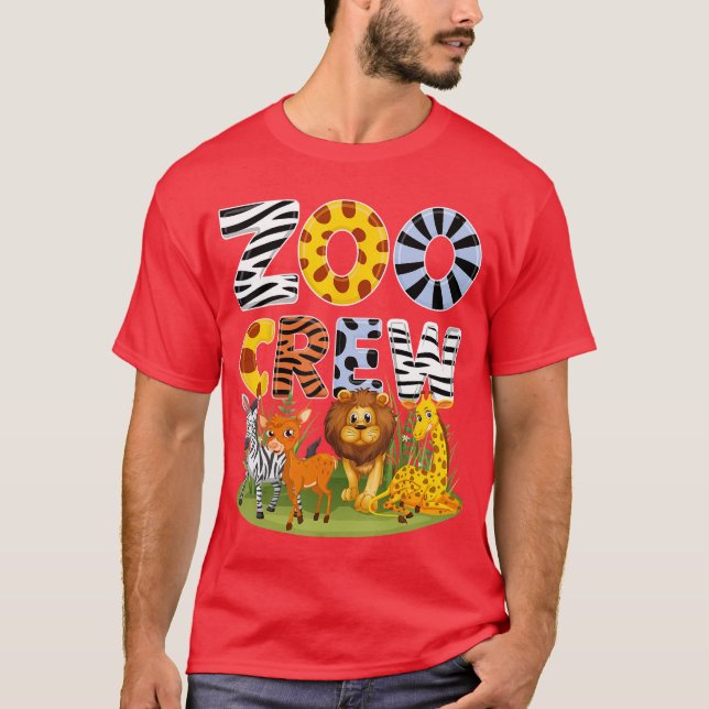 T-shirt Zoologist Safariour Jungle Adventure Animal Lover  (Devant)