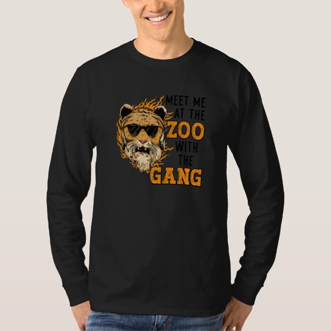 T-shirt Zoologist Zookeeping Wildlife Zoology Zoo Employee (Devant)