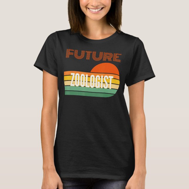 T-shirt Zoologiste Cadeaux, futur Zoologiste (Devant)