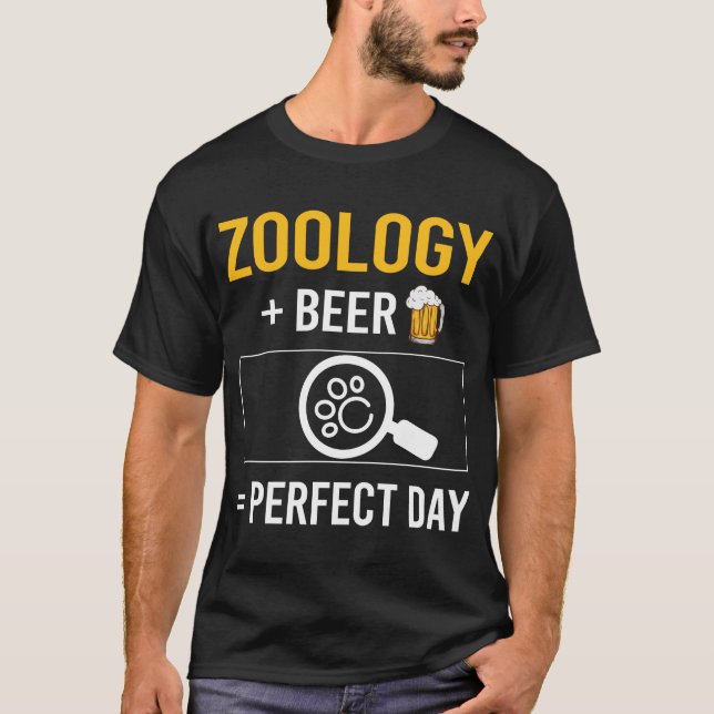 T-shirt Zoologiste de la journée de la bière (Devant)