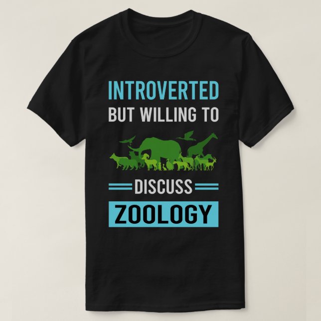 T-shirt Zoologiste introduit (Design devant)