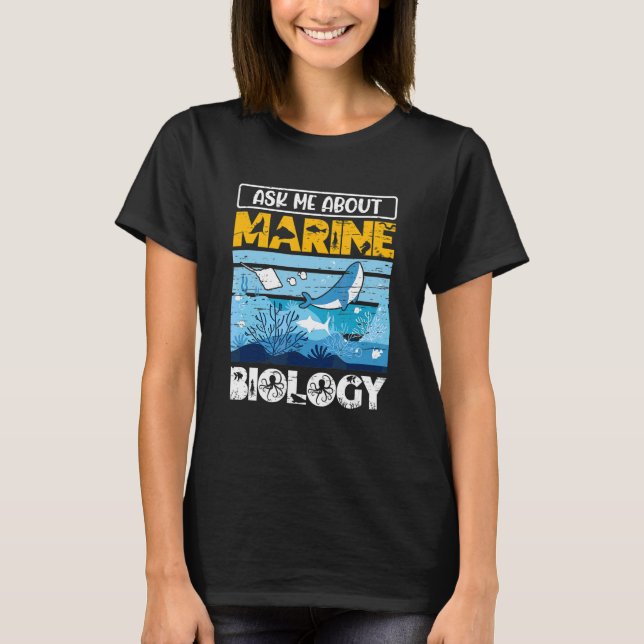 T-shirt Zoologiste Professeur De Sciences Me Demander À Pr (Devant)