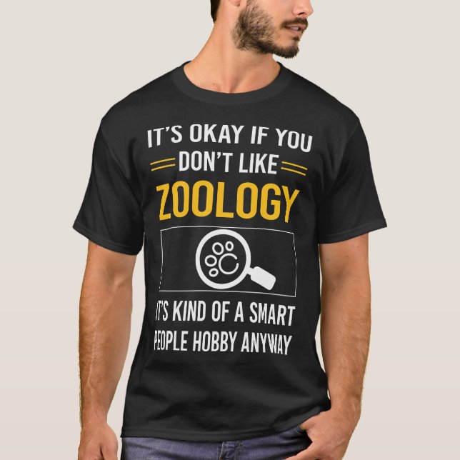 T-shirt Zoologiste Smart People (Devant)