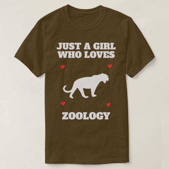 T-shirt Zoologistes Zoologiste Filles Femme Fille Joueuse  (Design devant)