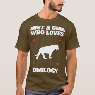 T-shirt Zoologistes Zoologiste Filles Femme Fille Joueuse 