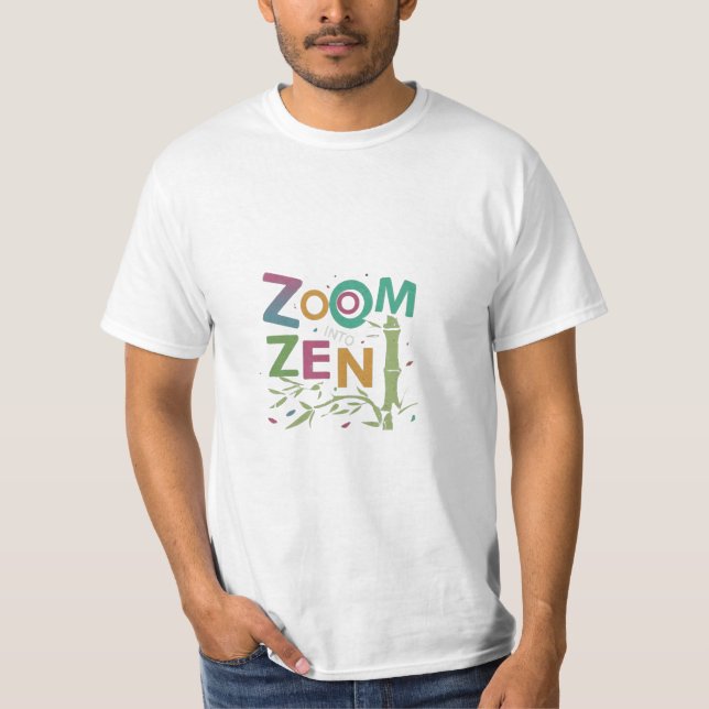 T-shirt Zoom sur le zen (Devant)