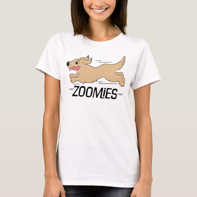 T-shirt Zoomage de chien Brown (Devant)