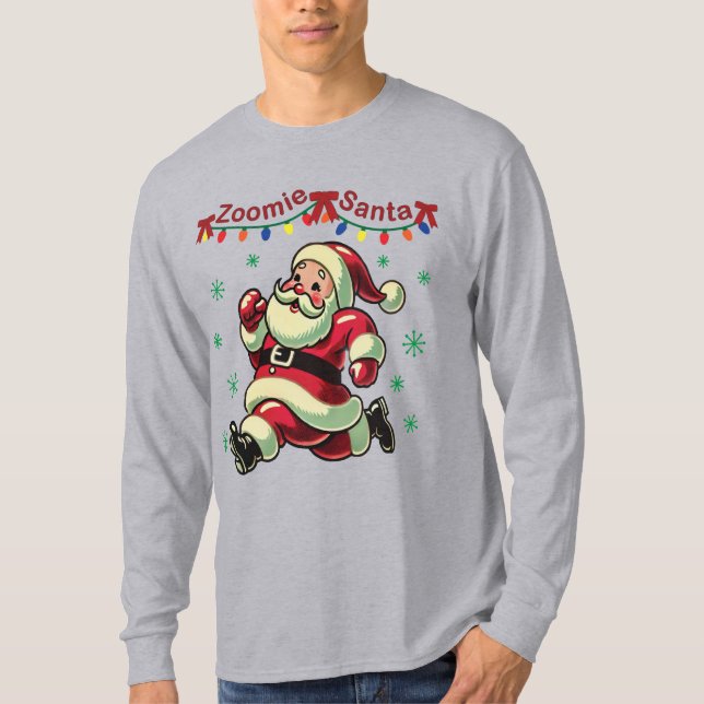T-shirt Zoomie Père Noël Noël (Devant)