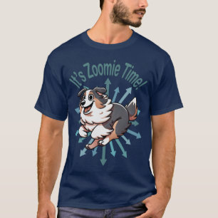 T-shirt Zoomie Time Australian Shepherd
