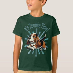T-shirt Zoomie Time Basset Hound
