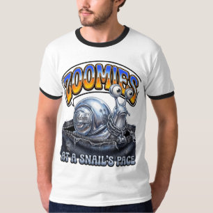 T-shirt Zoomies Casque Skull Art Biker
