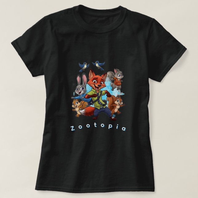 T-Shirt Zootopie (Design devant)