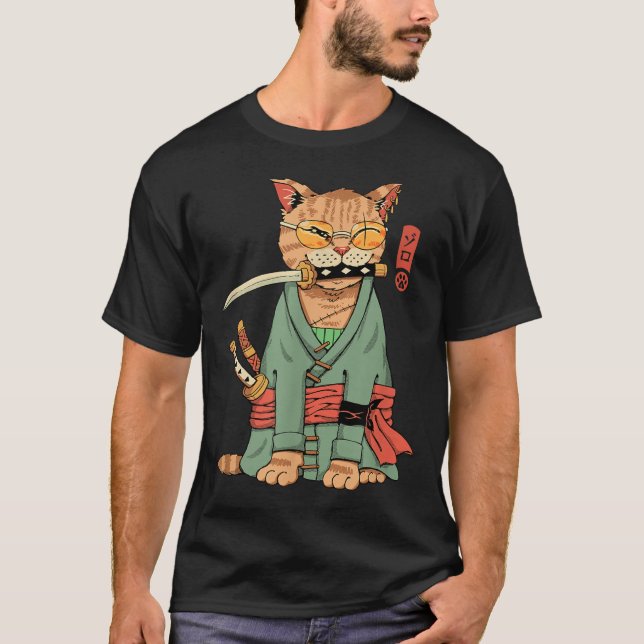 T-shirt Zoro Chat Warrior (Devant)