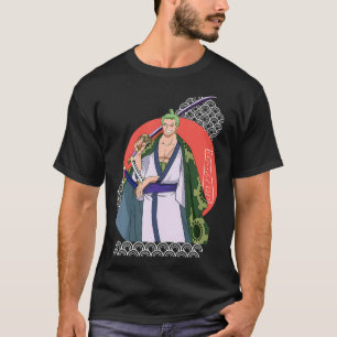 T-shirt Zoro japonais Art rétro Anime Graphisme