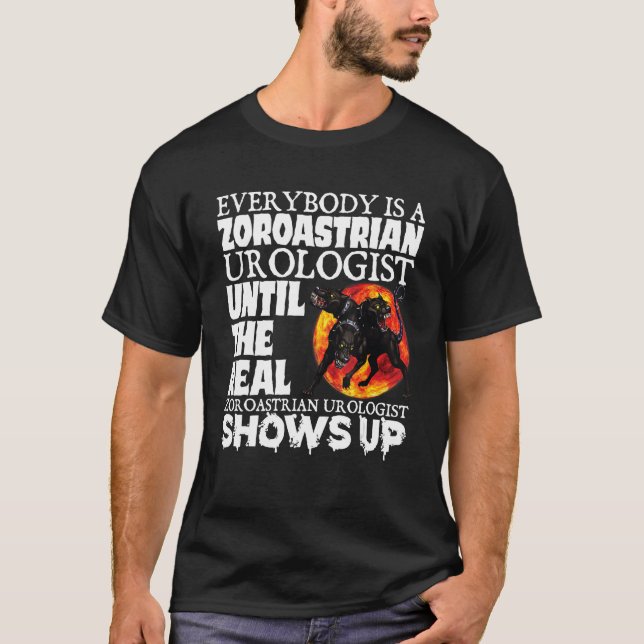 T-shirt Zoroastrian Urologist mème épingle bizarre (Devant)