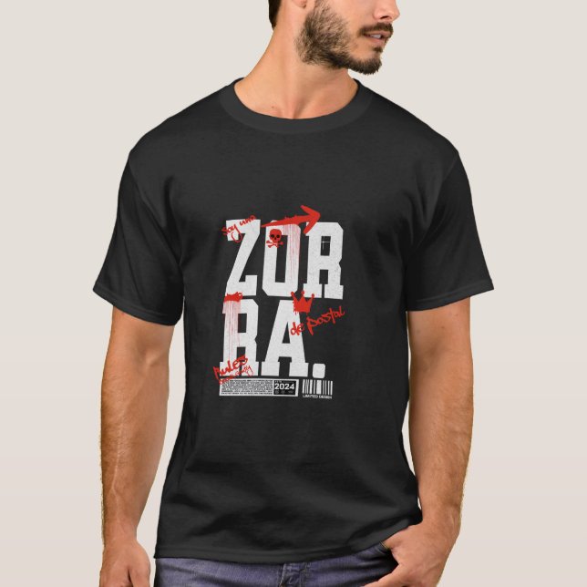 T-shirt Zorra Espagne Nebulossa Contre le machisme de la l (Devant)