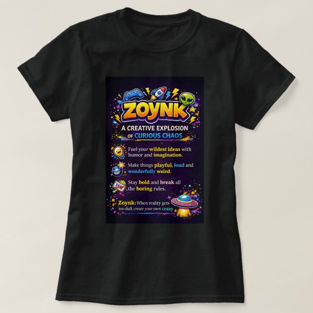 T-shirt Zoynk & Bright 0046836 (Design devant)