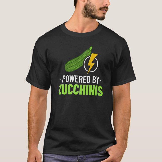 T-shirt Zucchini Légumes Fries de pain Plan de Lasagne de  (Devant)
