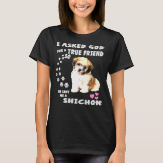 T-shirt Zuchon Chien Maman Costume Shih Tzu Bichon Mix Cou