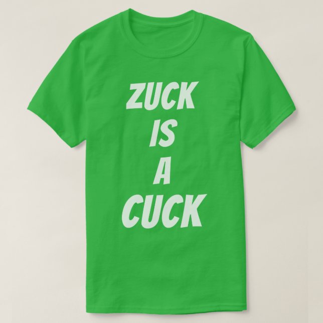 T-shirt Zuck est un canard (Design devant)