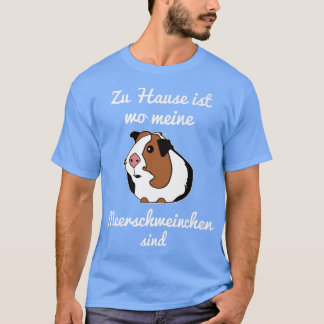 T-shirt Zuhause, ses deux meines Les Cochons de Guinée son