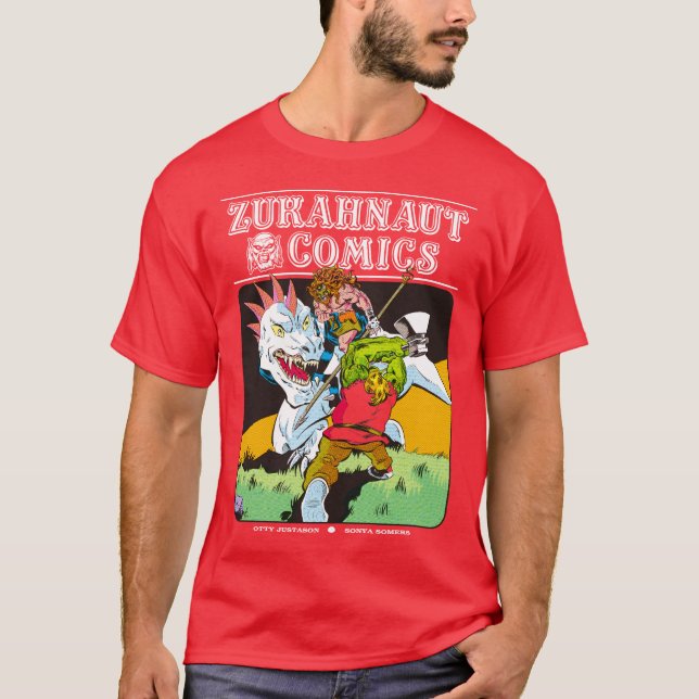 T-shirt ZUKAHNAUT - La pièce en t naine la plus grande (Devant)