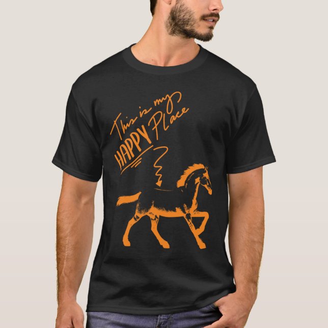 T-shirt Zum Reiten Geboren Horses Girder Rider Cheval Cade (Devant)